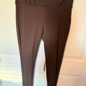 Women’s Brown Ponte Skinny Pants